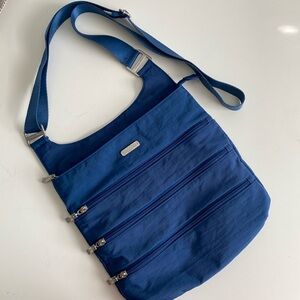 Blue Baggallini Zippered Crossbody Bag